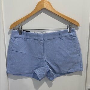 J CREW Blue Chambray Pants 6 NWT $49